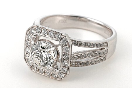 【ふるなび限定】【一点もの】ダイヤモンド（1.010ct）プラチナリング　R88　K05144-H　FN-Limited-SP