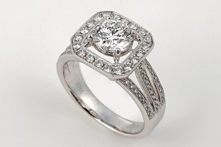 【ふるなび限定】【一点もの】ダイヤモンド（1.010ct）プラチナリング　R88　K05144-H　FN-Limited-SP