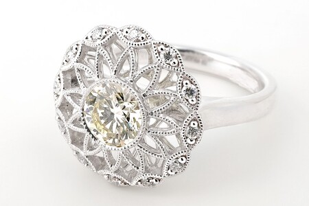 【ふるなび限定】【一点もの】ダイヤモンド（1.019ct）プラチナリング　R89　K05145-H　FN-Limited-SP