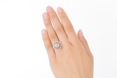 【ふるなび限定】【一点もの】ダイヤモンド（1.019ct）プラチナリング　R89　K05145-H　FN-Limited-SP