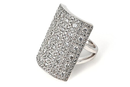 【ふるなび限定】【一点もの】ダイヤモンド（トータル2.20ct）K18WGリング　R95　K05151-H　FN-Limited-SP