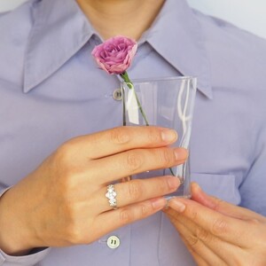 プラチナ 1.0ct ダイヤモンド リング　HR-009429