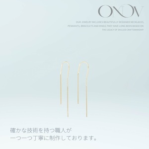 【甲府ジュエリー】K18　アメリカン　ピアス（15132035）