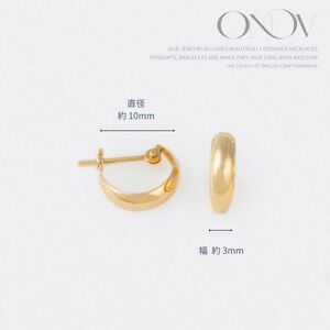 【即納】【甲府ジュエリー】K18 ピアス(15131901)