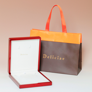 Deliciae　K18YG　テニスネックレス　2連V字　ダイヤモンド【324石10.0ctup】鑑別書付　K06020-H