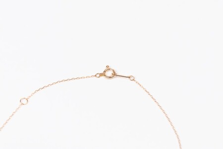 0.2ct K18PGアーチネックレス HY-9