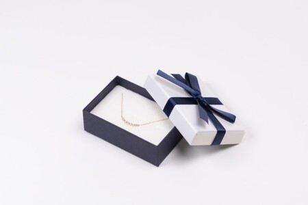 0.2ct K18PGアーチネックレス HY-9