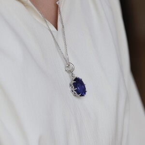 タンザナイト(32.27ct)ダイヤモンドプラチナペンダント IS2 K06042-H