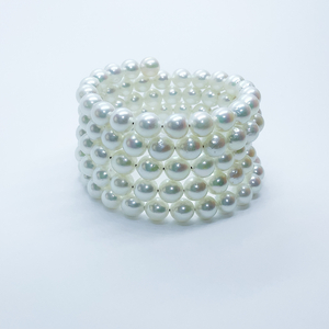 あこや真珠5連ブレスレット（BL3256-5R） 10,080円