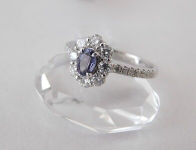 【ふるなび限定】【一点もの】アレキサンドライト（0.43ct）ダイヤモンドプラチナリング　J10　K06084-H　FN-Limited-SP