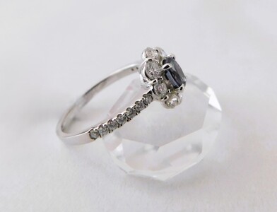 【ふるなび限定】【一点もの】アレキサンドライト（0.43ct）ダイヤモンドプラチナリング　J10　K06084-H　FN-Limited-SP