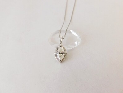 Pt900　ベリーライトイエローダイヤ（1.019ct）ペンダント　M15　K06077-H