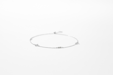 【プラチナ】0.07ct ダイヤモンドブレスレット/No.105