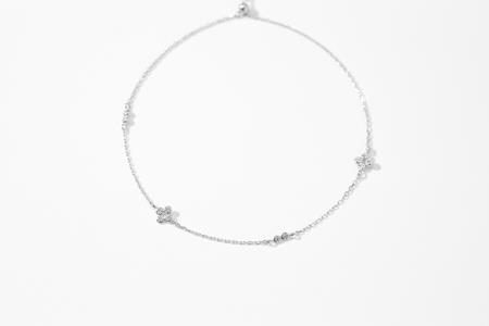 【プラチナ】0.07ct ダイヤモンドブレスレット/No.105