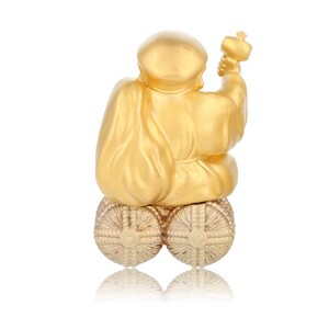 K24　純金工芸品　七福神　大黒天　K06051-H