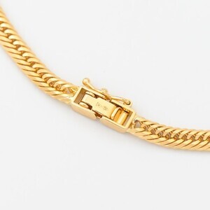 K18 喜平 12面トリプル ネックレス 30ｇ 50cm 造幣局検定刻印入 キヘイ チェーン 中折れ金具 メンズ レディース　TK3050