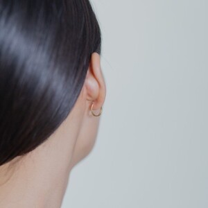 【甲府ジュエリー】K18　フープピアス　Sサイズ（15132031）