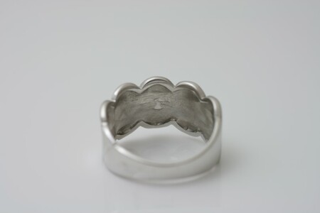 K18ホワイトゴールド 地金リング｜mr784-K18wg