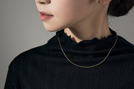 【L&Co.】SV925 チェーンネックレス 40cm(64-3778)