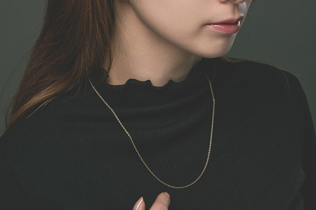 【L&Co.】SV925 チェーンネックレス 50cm(64-3779)