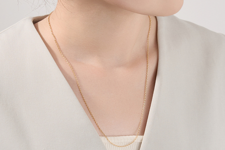 【L&Co.】SV925 チェーンネックレス 50cm(64-3779)