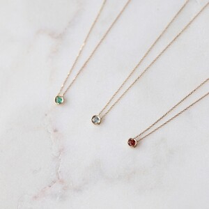 【6月】選べる誕生石ネックレス S-5604