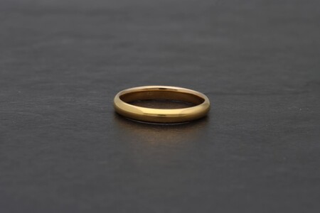 純金（24金）鍛造リング　甲丸幅3.0ｍｍ　9000416223