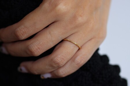 K18鍛造リング　センターミル 9000111188