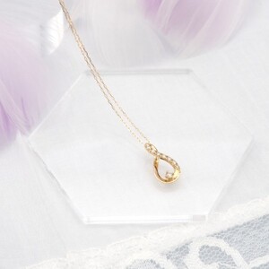K18 0.10ct ダイヤモンド ペンダントネックレス FHH-019727