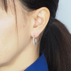 aatantan　pt900 合計0.30ct フープピアス Classic CHESS Pt900 K18YG 0.30ct ダイヤモンド イヤピタ 送料