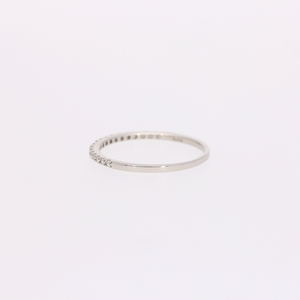 Pt900 ハーフエタニティ ダイヤ（0.10ct）リング 224254