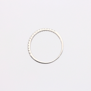 Pt900 ハーフエタニティ ダイヤ（0.10ct）リング 224254