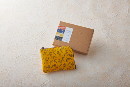 【印伝の山本×CHATERAISE】〈ふるさと納税限定〉甲州印伝小銭入れ・焼き菓子詰め合わせ【バウム柄】印伝小銭入れ・ガトーアソート8入