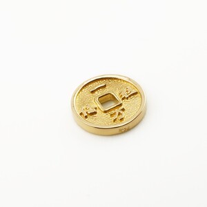 【置物】K24 純金(約1.0g)　ミニピュア(R)金の古銭（SH-0009）