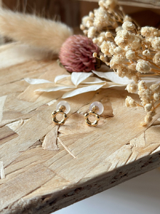 K18 モコモコピアス（PE8054）