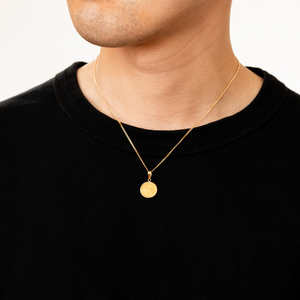 K24/K18 ホース コイン 1/25オンス 純金 ペンダント ネックレス BKN25H