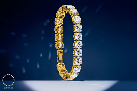 K18YG ダイヤモンドブレスレット(42ct) 75-7946