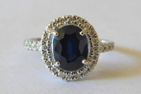 【ふるなび限定】【一点もの】Pt950　サファイア（2.724ct）ダイヤモンドリング　M26　K06158-H　FN-Limited-SP