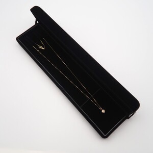 K18 0.1ct ダイヤモンド ペンダントネックレス　FHH-019836