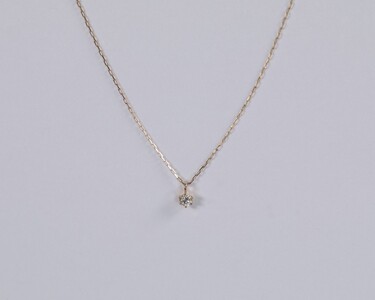 【甲府ジュエリー】K18 ダイヤ 0.03ct ネックレス(73305823)
