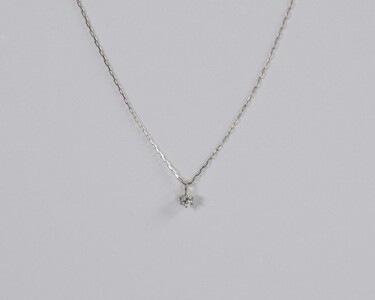 【甲府ジュエリー】Pt900 プラチナ ダイヤ 0.03ct ネックレス(73305826)
