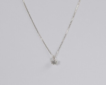 【甲府ジュエリー】Pt900 プラチナ ダイヤ 0.1ct ネックレス(73305851)