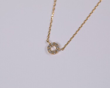 【甲府ジュエリー】K18　ダイヤ　0.04ct　ネックレス（73305830）