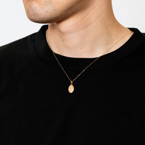 K24 マリア メダイ 純金 ゴールド ペンダント ネックレス 大 HH19776