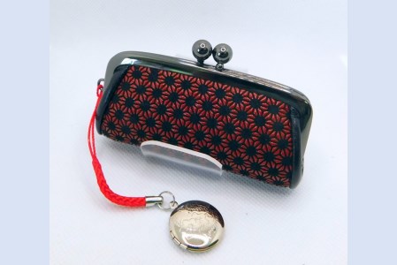 甲州印伝 印鑑ケース 角ドル入 セット 赤 山梨県甲府市 ふるさと納税サイト ふるなび