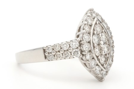 プラチナ ダイヤモンドリング　P2753DI-P