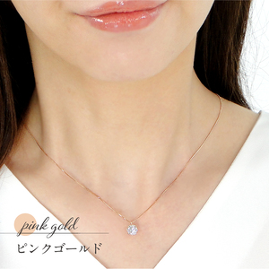 K18PG　ダイヤ1ct　ペンダント　329621