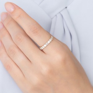 ふるさと納税 甲府市 18金製 ハート&キューピッドダイヤモンド 1.0ct