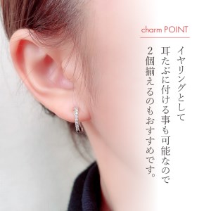 Pt950 ダイヤイヤーカフ　EA-1149