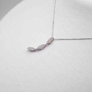 ジュエリー産地甲府 PT 2WAYダイヤモンドネックレス0.20ct 82025